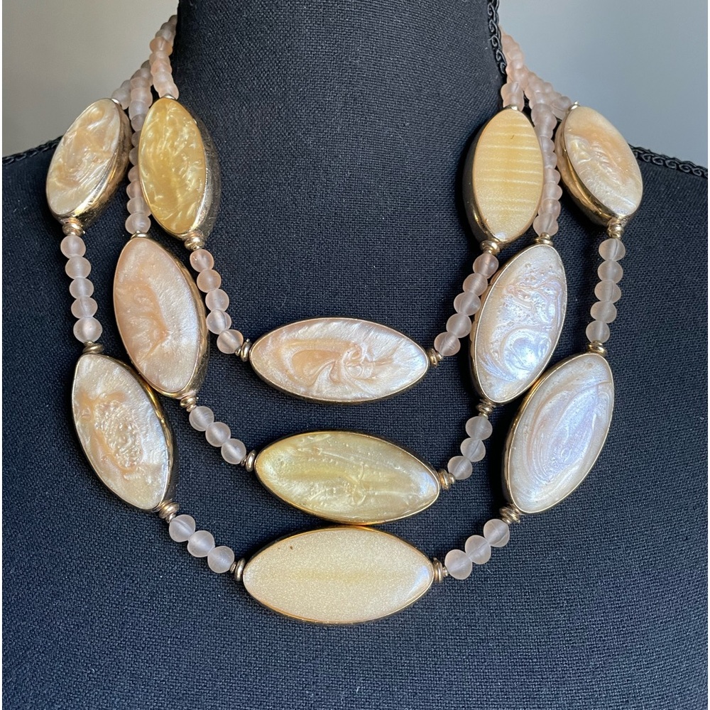 Chicos Statement Necklace 3 tier